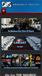 Mobile Screenshot of cbsarmoredtrucks.com